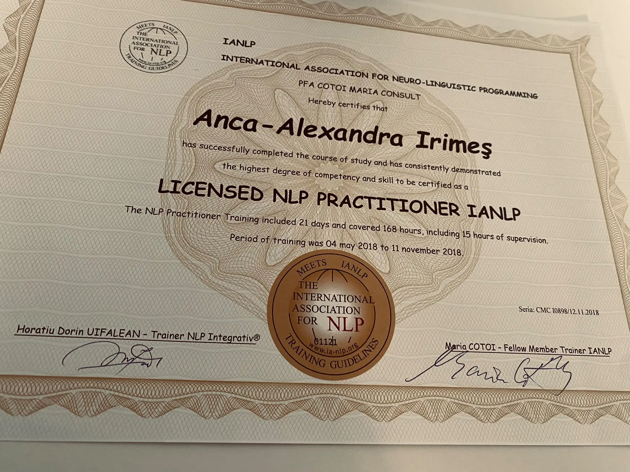 Diploma NLP Practitioner